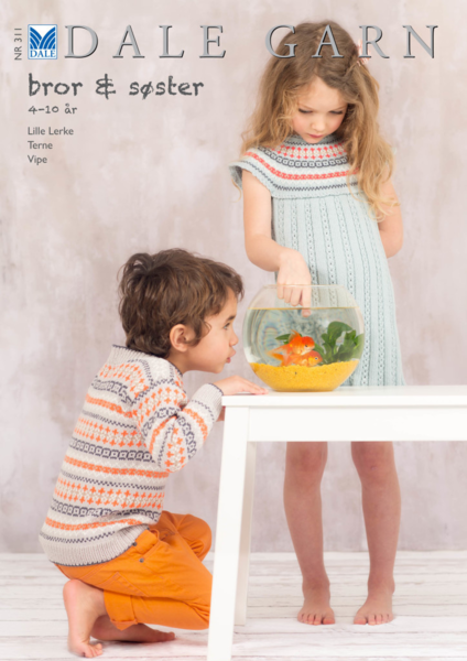 DG311 BROR & SØSTER -  4 GRATIS opskrifter i Lille Lerke