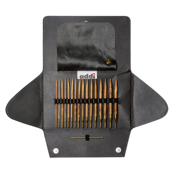 Addi Click Nature Olive Rundpindesæt