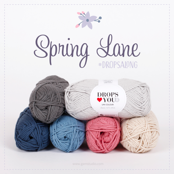 DROPS-Along : Spring Lane (22 nøgler DLY8) - BEIGE