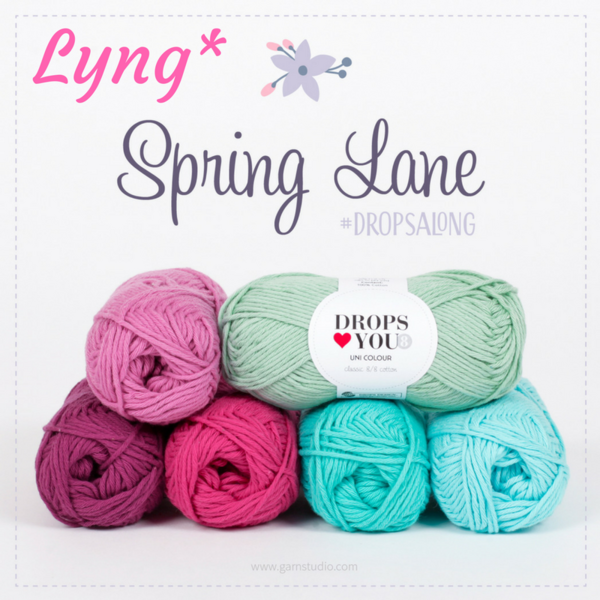 DROPS-Along : Spring Lane (22 nøgler DLY8) - LYNG