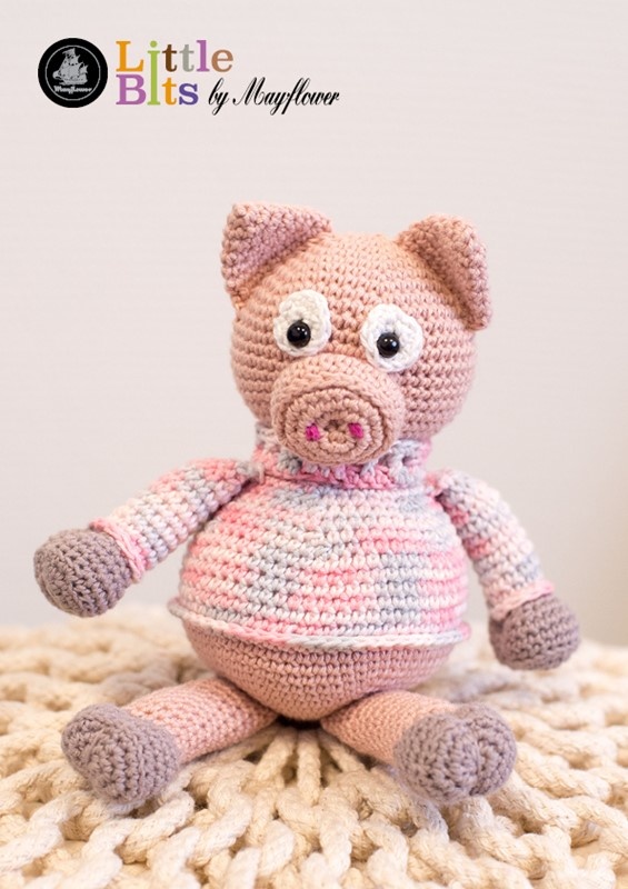 Grisen Grynte - Tøjdyr - NY!