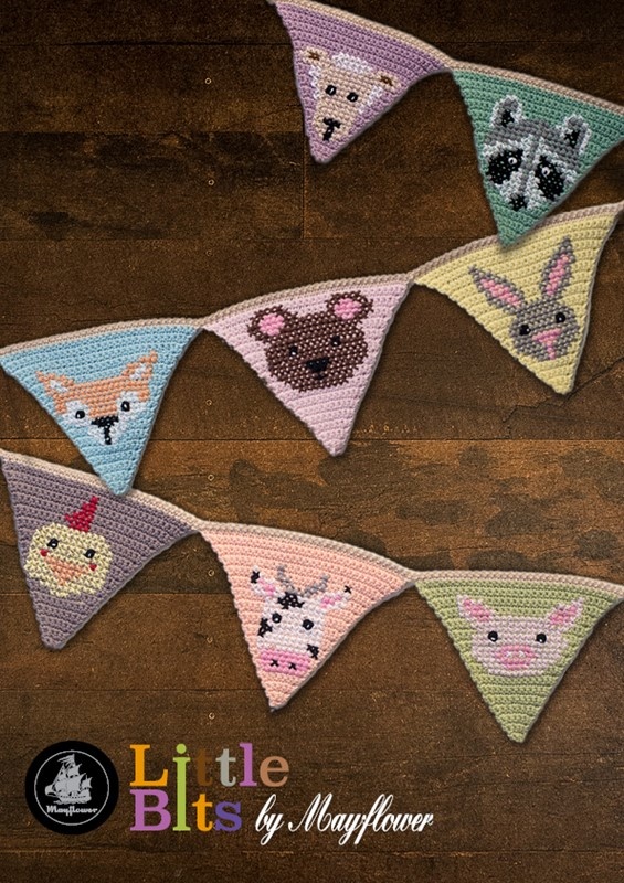 Vimpel med dyr - NY!