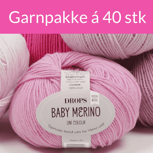 DROPS Baby Merino Garnpakke 40 nøgler