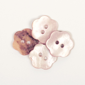 DROPS Blomst rosa 15mm