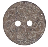 Du Store Alpakka DL15833-28 Kokosknap med blomster 1,5cm