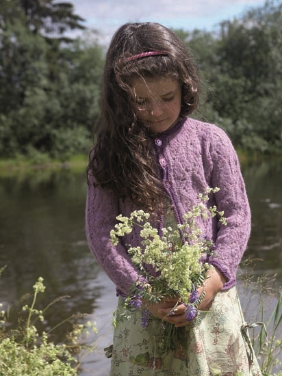 Jakke med hullmønster