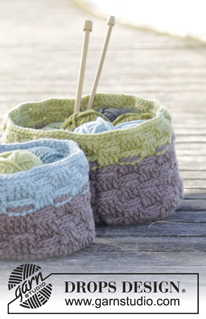 163-16 Spring Baskets by DROPS Design