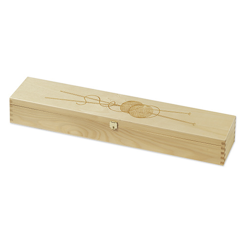 Strikkepindeæske lys bøgetræ