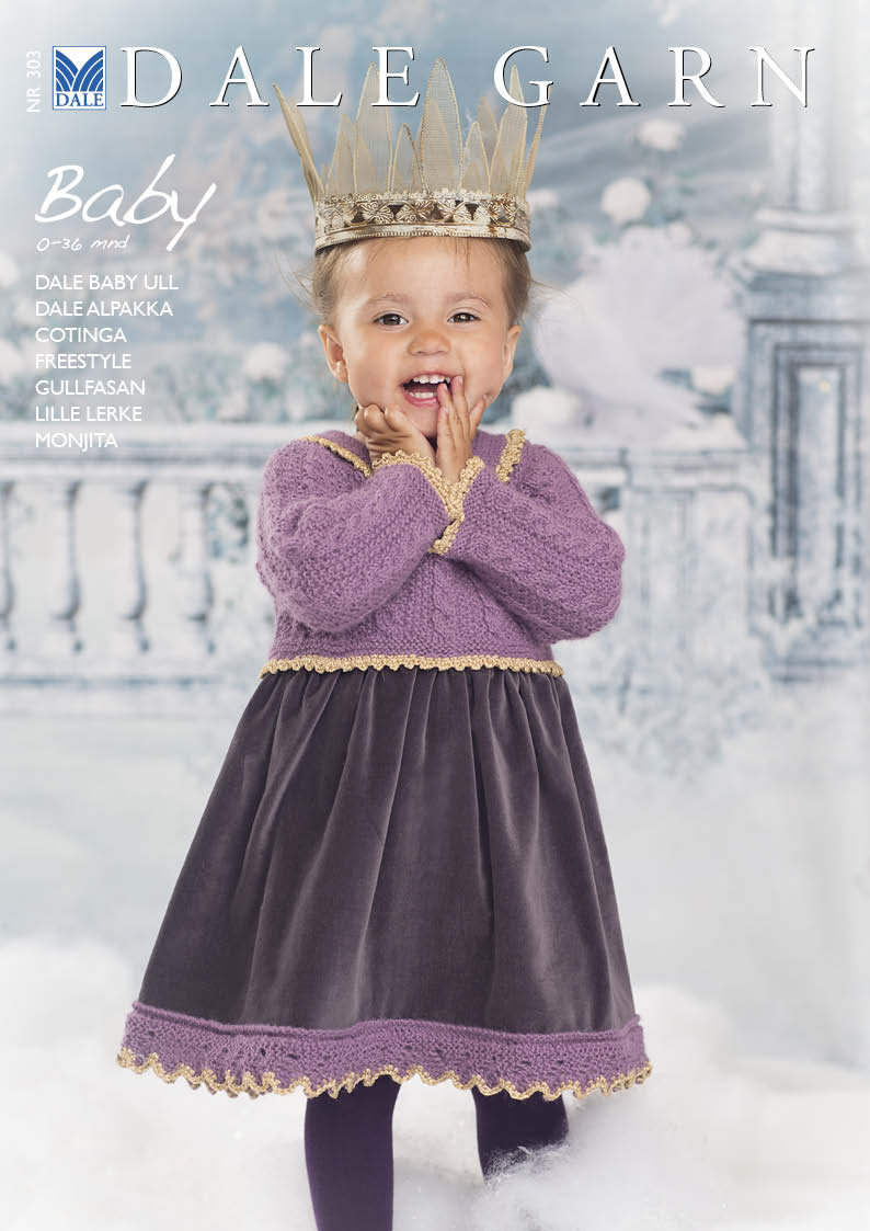 DG303 BABY -  8 GRATIS opskrifter i Baby Ull og Lille Lerke