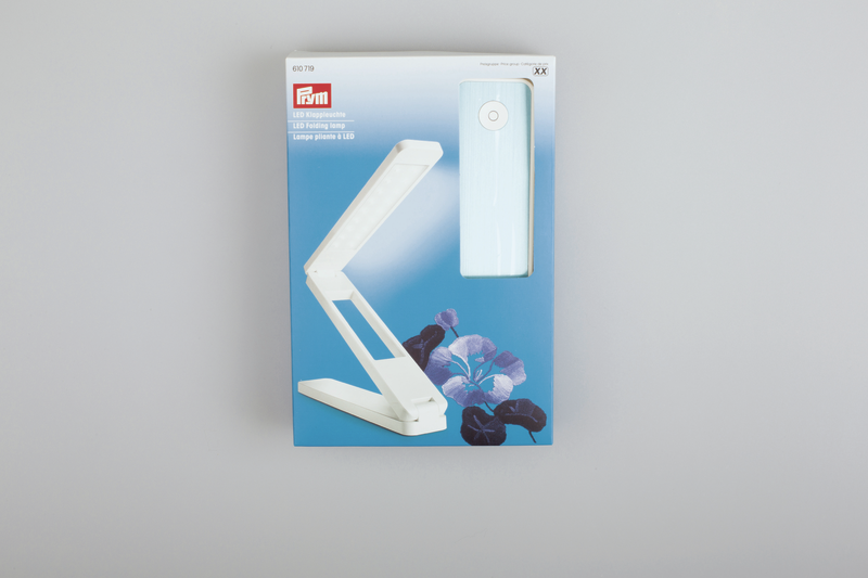 Prym LED foldelampe hvid/sølv