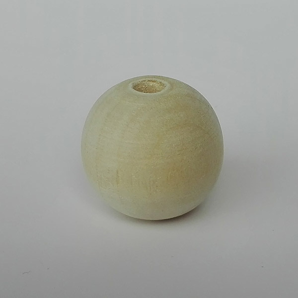 Træperler 15 mm (10 stk)