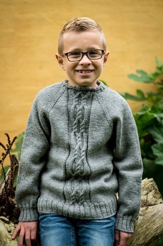 128-4 Snoningsbluse i Mayflower Easy Care Classic