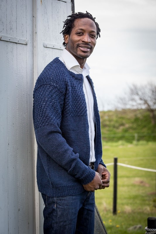 Herretrøje med lynlås - NY!