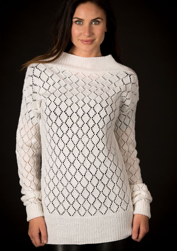 Bluse med hulmønster i Mayflower 1 Class