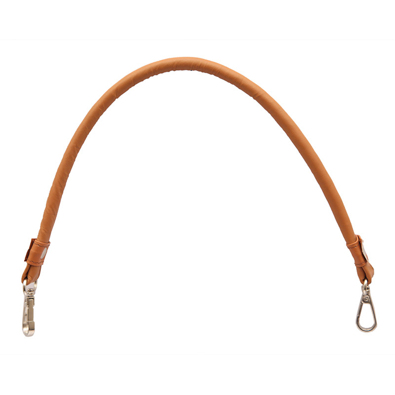 Knitpro Taskehåndtag m/krog, læder (2 stk)