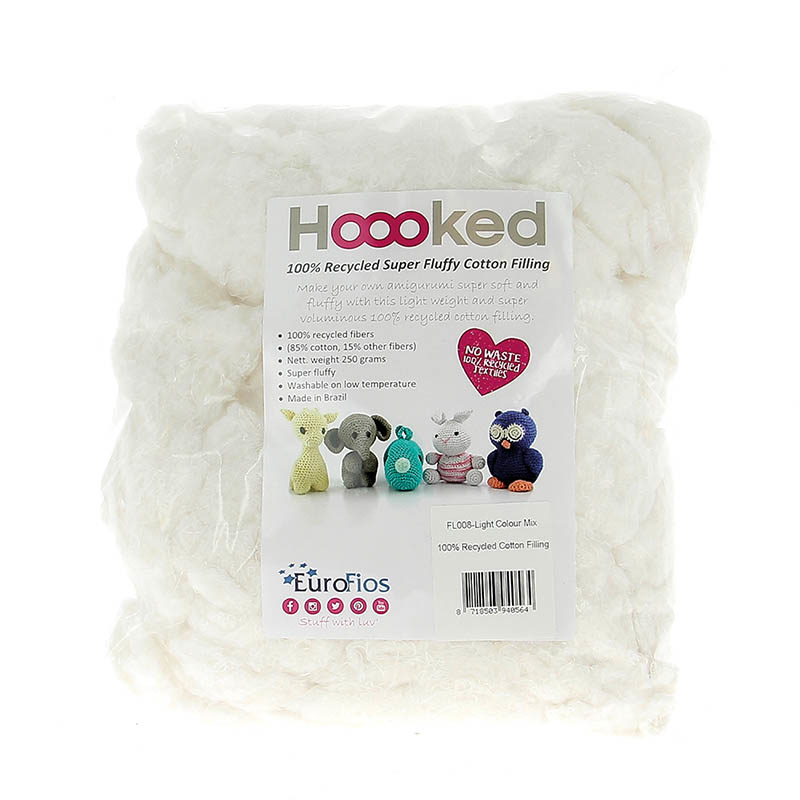 Hoooked 100% genanvendt økologisk bomuldsfyld