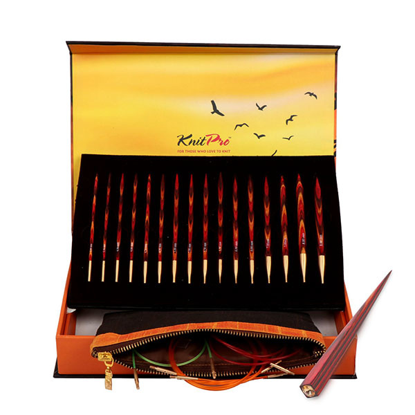 KnitPro Golden Light Udskiftbare rundpindesæt