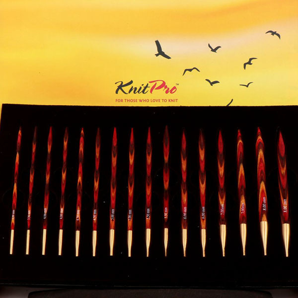 KnitPro Golden Light Udskiftbare rundpindesæt