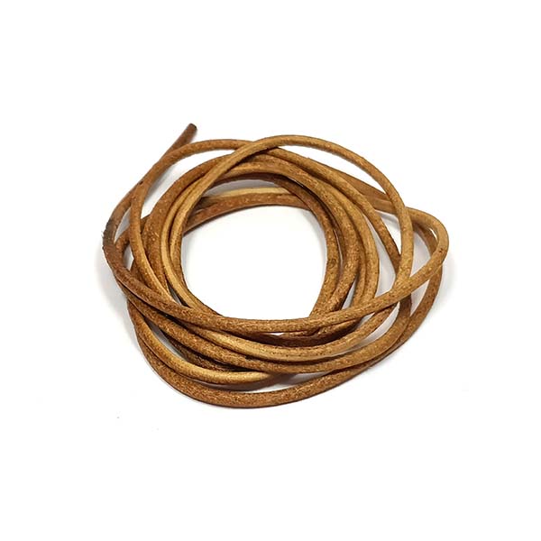 LæderSNOR, Mørk natur, 1 meter, 1.50 mm