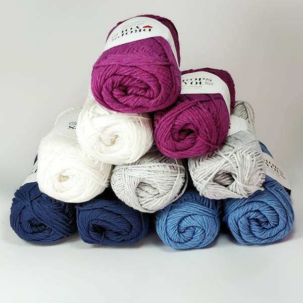 DLY9 Garnpakke - Cherry Popsicle - 10 ngl