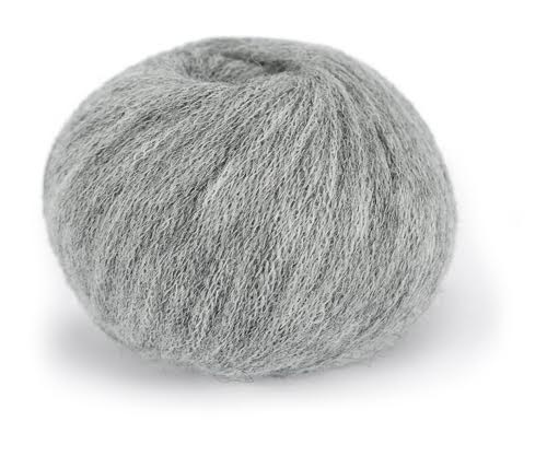 Du Store Alpakka Dreamline Soul 203 Meleret lys grå