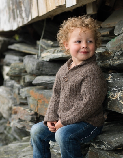 Opskrift fra DU STORE ALPAKKA fra bogen "I all enkelhet" - Design 03 God gammeldags flettegenser