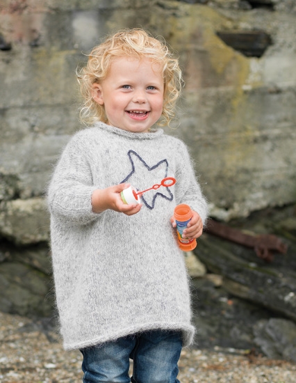 Opskrift fra DU STORE ALPAKKA fra bogen"I all enkelhet" - Design 09 - Drømmegenser