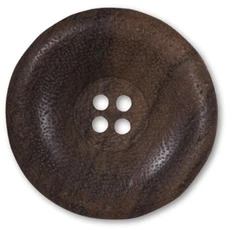 Du Store Alpakka LB20-38 Brun træknap 38mm