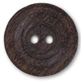 Du Store Alpakka Brun træknap 1,8cm W9-18