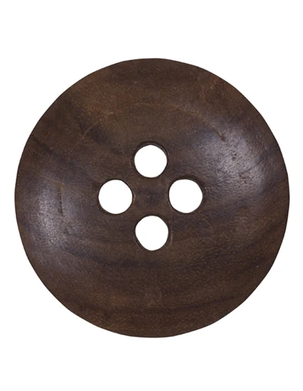 Du Store Alpakka Brun træknap 48 mm (LB4332-48)