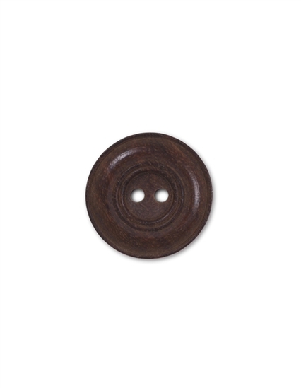 Du Store Alpakka Brun træknap 22 mm (W9-22)
