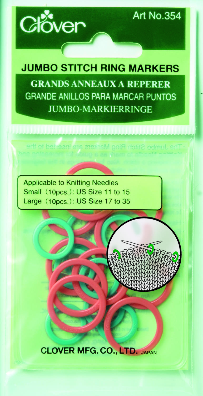 Clover Markeringsringe, Jumbo (rød/grøn)