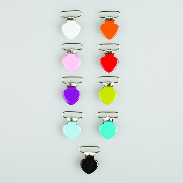 Seleclips HJERTE 25mm Orange (1 stk)