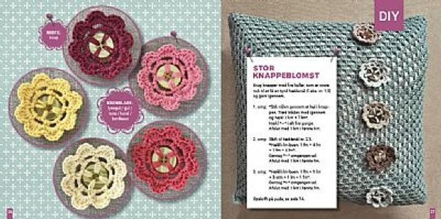 Bog: Hæklede blomster