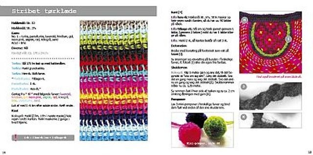 Bog: Fin & farverig TUNESISK HÆKLING - for begyndere og let øvede