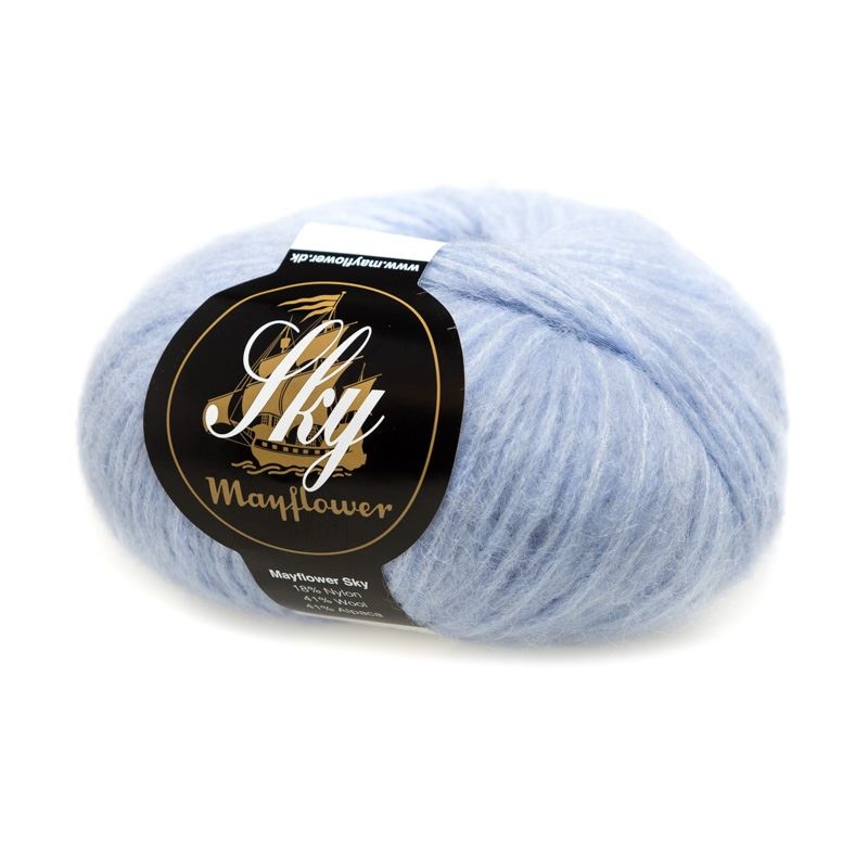 Mayflower Sky (18% Nylon, 41% Uld og 41% Alpaca)