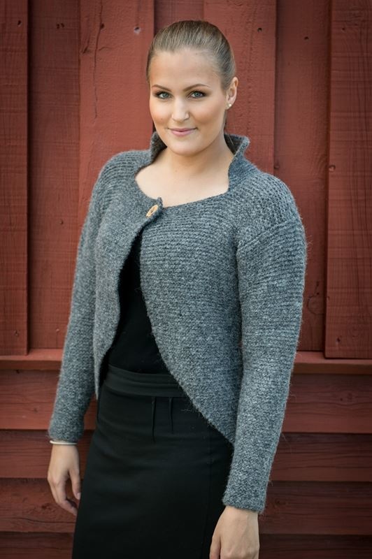 Kort jakke med lille krave - 1519