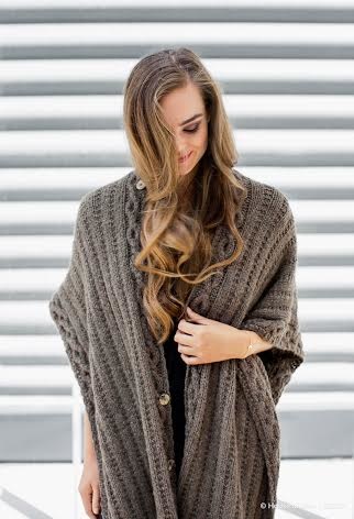 MR37-12 Poncho / halsterklæde / vest