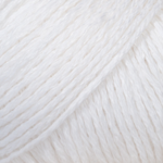 DROPS Bomull-Lin Uni Colour 01 Hvid
