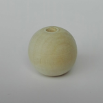 Træperler 15 mm (10 stk)