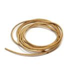 LæderSNOR, Natur, 1 meter, 1.00 mm