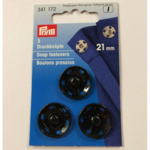 Prym Tryklåse, Sort, 6-21mm